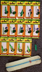 When salmon are feeding on small candlefish Silver Horde #2 Kingfisher spoons work great when trolled on 40-inch leaders behind dodgers or flashers.