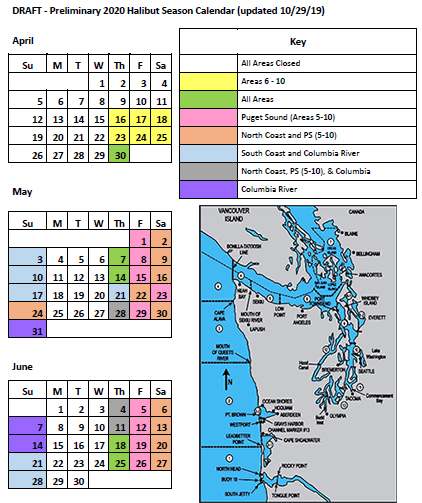 2020 Washington Halibut Season